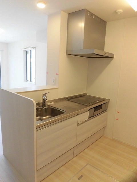 IHクッキングヒーター付きのシステムキッチン IHクッキングヒーター付きのシステムキッチン