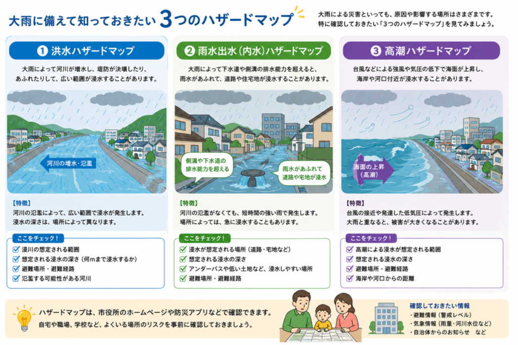 知っておきたい大雨への備え｜2026年8月